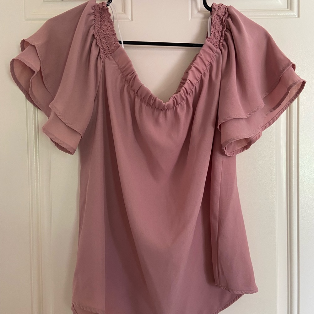 Mauve/ pink blouse